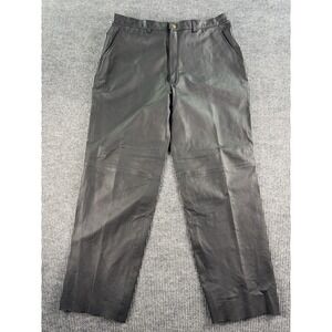 NWT TDC Leather Collection Pants Men 44x34 Double Knee Lined to Knee Riding